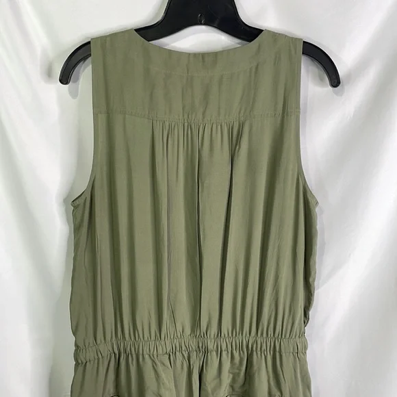 NWT Loft outlet green sleeveless jumpsuit - Picture 4 of 5